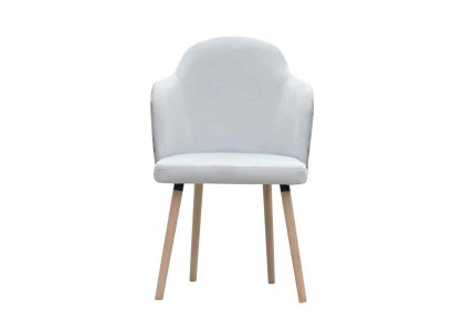 Chair 4x Dining Room Upholstered Chair TV Lounge Club Fabric Seat Armchair Set